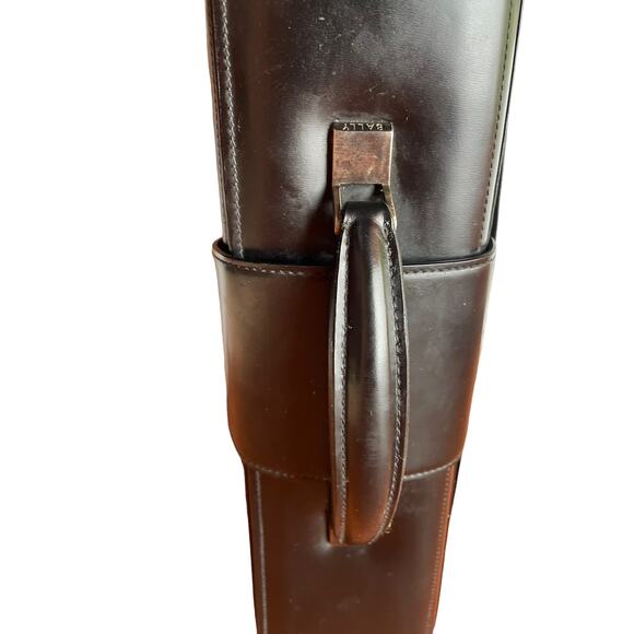 BALLY of Switzerland Leather Briefcase / Pilot - Lawyer - Doctor - Picture 7 of 10